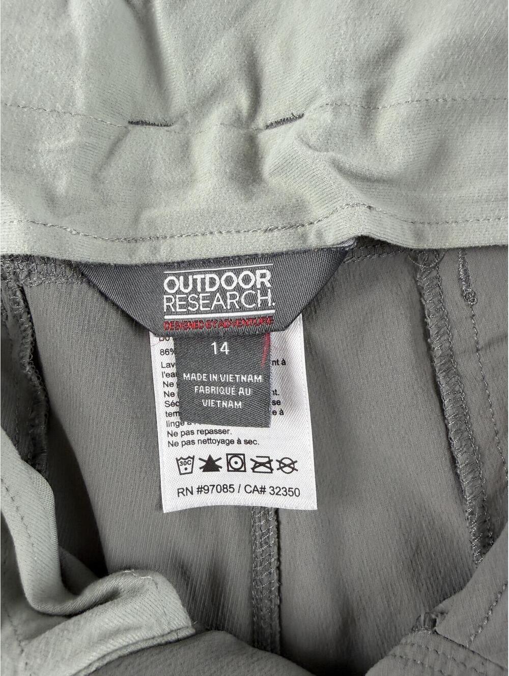 Outdoor research grey hiking pants Size 14 - Picture 4 of 8